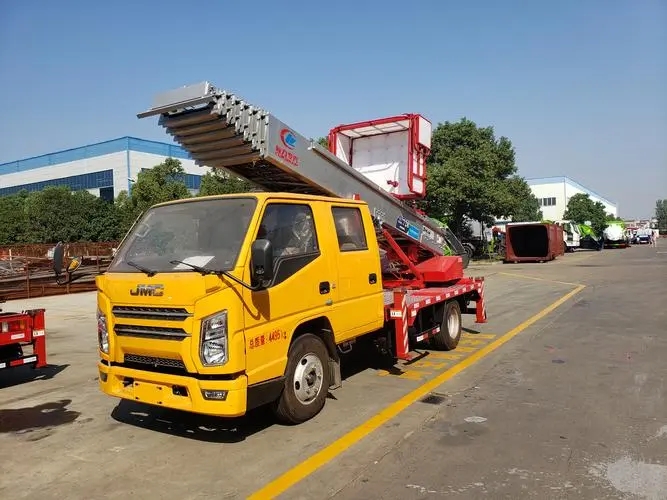 汉阳附近云梯车出租 砂石搬运